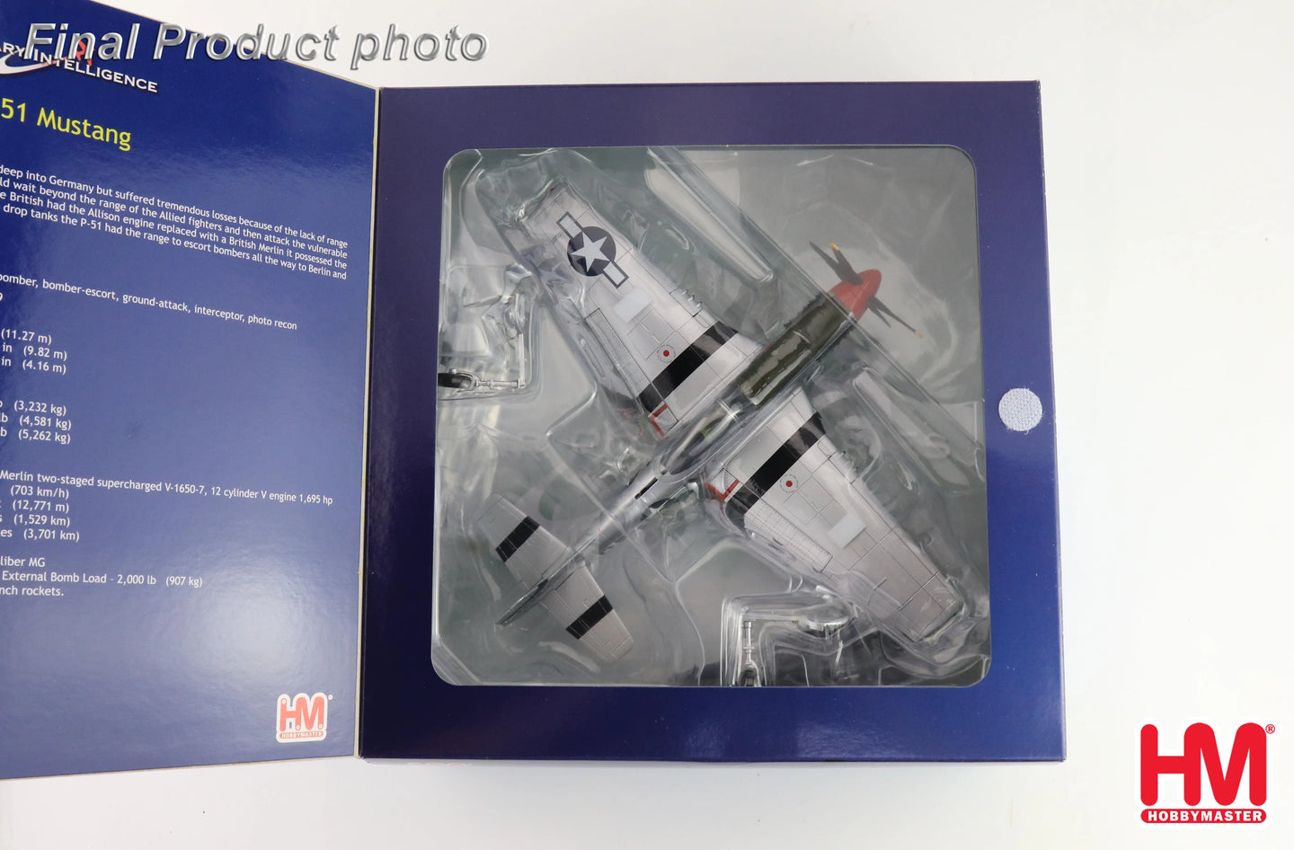 HOBBY MASTER P-51D MUSTANG 335 FS/4 FG CAPTAIN TED LINES